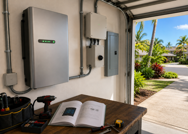 Battery storage icon for Alternate Energy Hawaii